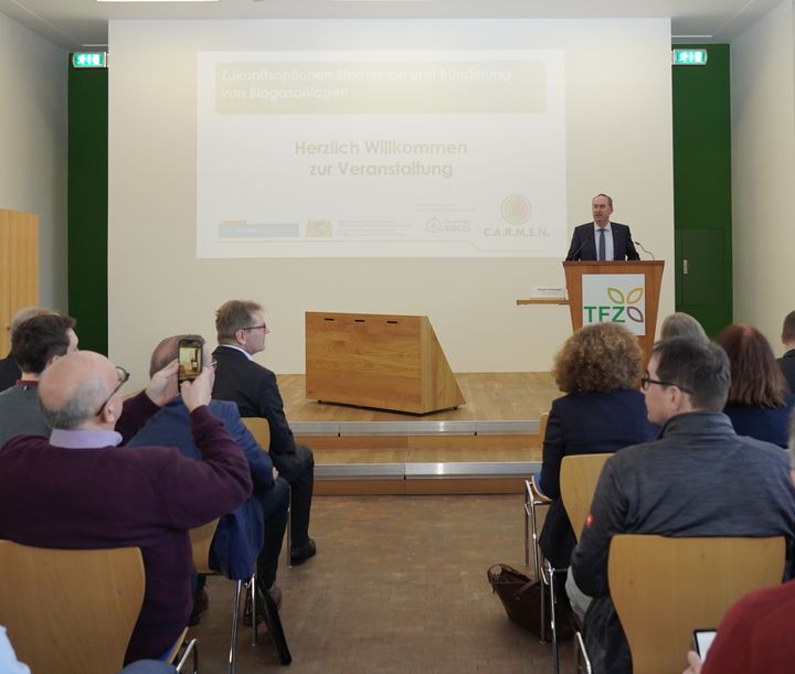 Bayerns Energieminister Aiwanger stellt Förderprogramm BioMeth Bayern vor
Bild: StMWi/F. Meinl