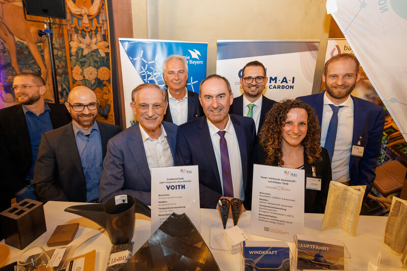 Cluster-Empfang für die Cluster-Offensive Bayern