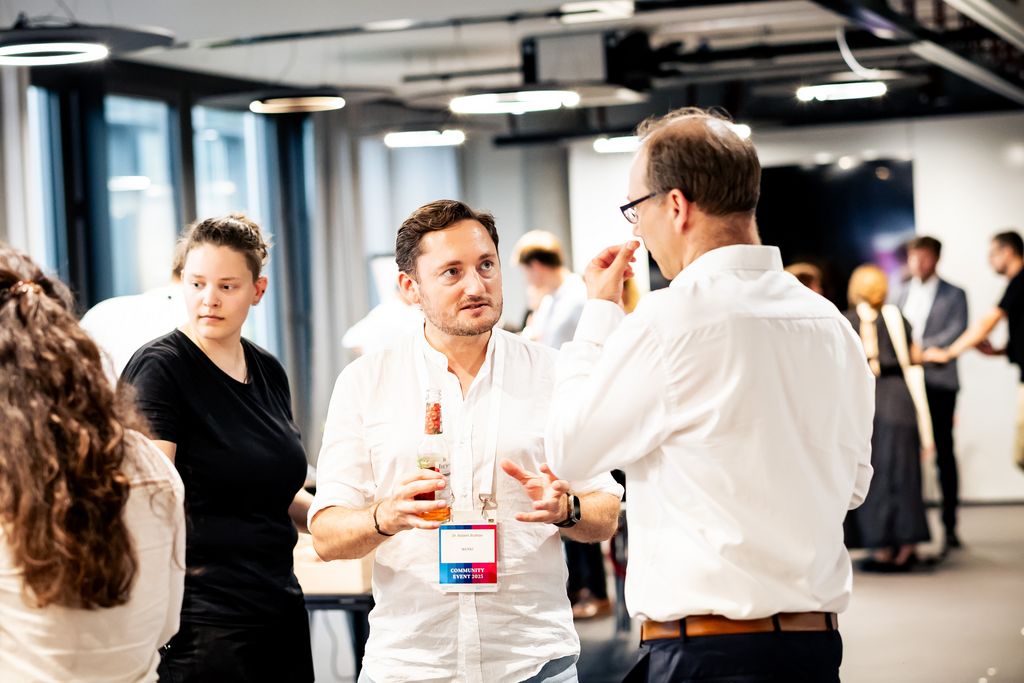 Impressionen des Gründerland Bayern Community Events. 