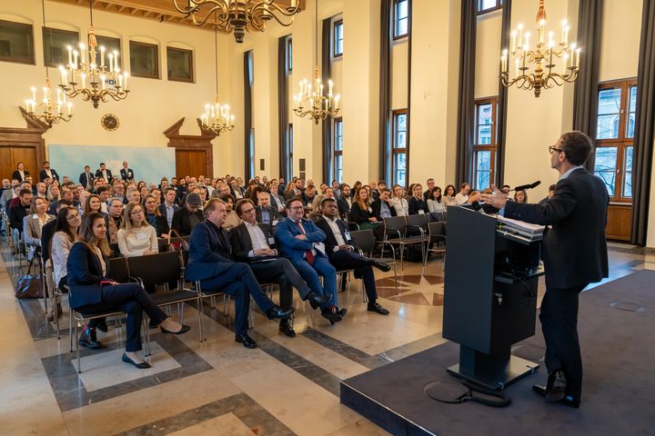Impressionen der Veranstaltung „20 Jahre ESA-BIC“.