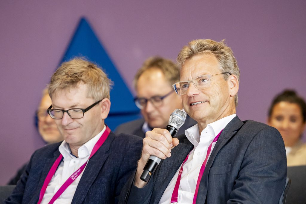 Das Bayerische Wirtschaftsministerium feiert das 10-jährige Jubiläum seiner Gründerinitiative Gründerland Bayern.