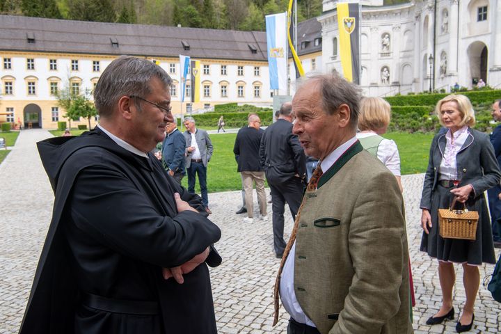 Impressionen der feierlichen Unterzeichnung des Pakts "Holzenergie Bayern". 