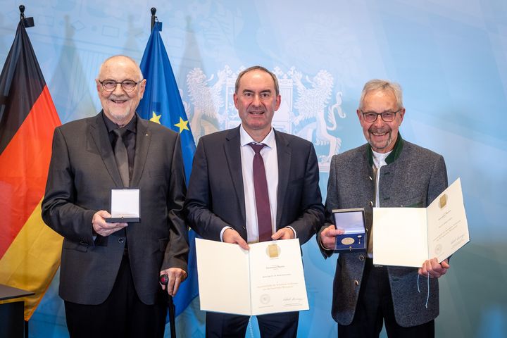 Impressionen der Verleihung der Staatsmedaille für besondere Verdienste um die Bayerische Wirtschaft.