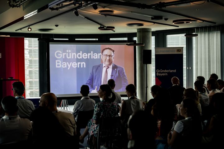 Impressionen des Gründerland Bayern Community Events. 