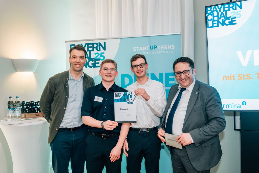Impressionen der Startup Teens Bayern Challenge 2025.
