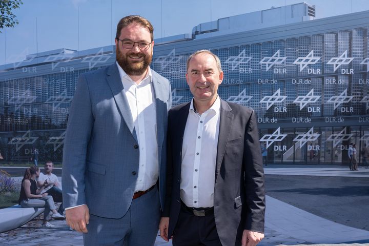 Impressionen der Grundsteinlegung des Neubaus des Galileo Kompetenzzentrum.