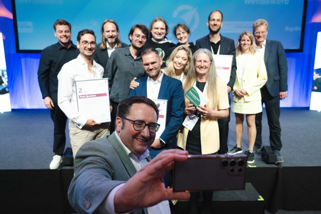 Impressionen der Prämierung Phase 3 Münchener Businessplan Wettbewerb.  