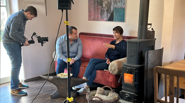 Frankens Mehrregion Videodreh Genussbotschafter Schmiddn Ottenhofen. @ Elena Schuster