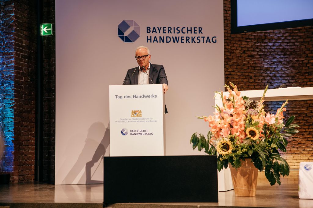 Impressionen des Bayerischen Tag des Handwerks 2025 mit anschließendem Staatsempfang.