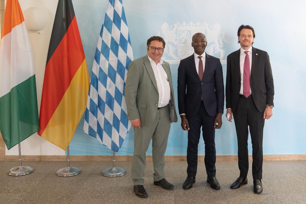 Impressionen Antrittsbesuch des Botschafters der Elfenbeinküste.