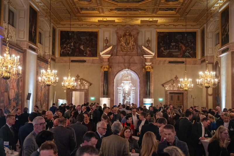 Impressionen des Abends der Außenwirtschaft 2026 in der Residenz München.