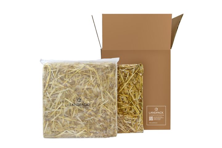Styropor aus Stroh von der Firma Landpack.