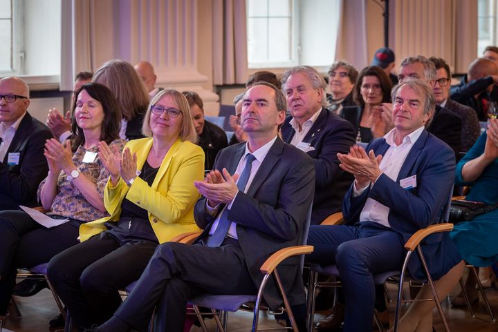 Impressionen des Abendempfangs Kultur- und Kreativwirtschaft in München.