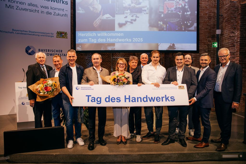Impressionen des Bayerischen Tag des Handwerks 2025 mit anschließendem Staatsempfang.