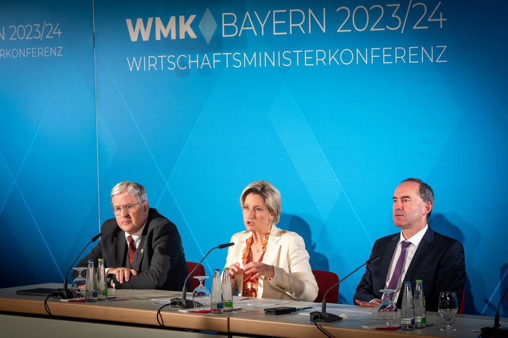 Impressionen der Wirtschaftsministerkonferenz 2024 in Landshut.