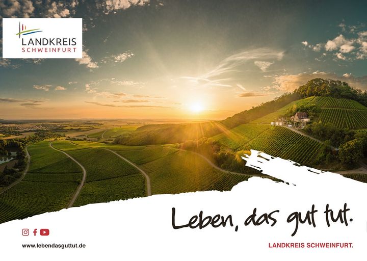 Schlüsselmotiv_Landkreis_Schweinfurt_Impfkampagne. © Regionalmanagement Landkreis Schweinfurt
