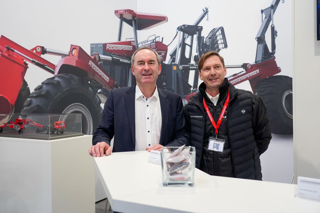 Impressionen des Messerundgangs auf der bauma.