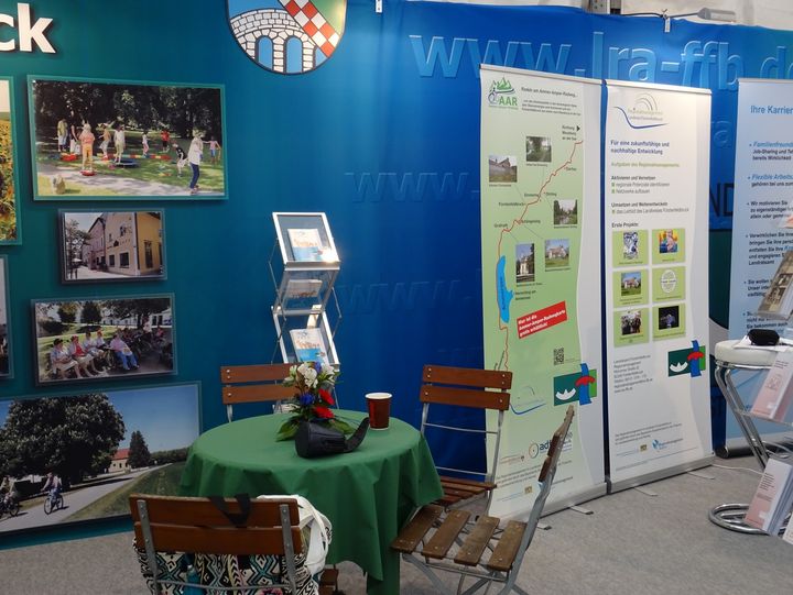 Stand des Regionalmanagement FFB bei der FFB-Schau 2016. @ Landratsamt Fürstenfeldbruck