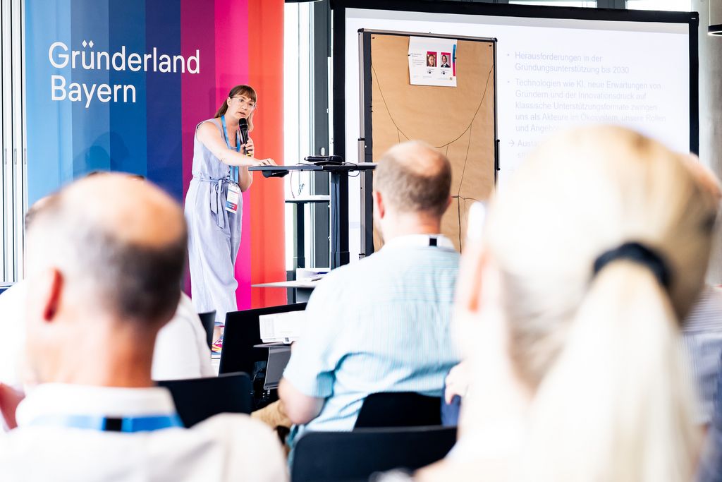 Impressionen des Gründerland Bayern Community Events. 