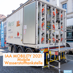 IAA Mobility 2021 Mobile Wasserstofftankstelle