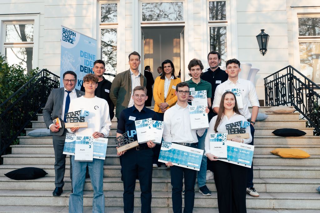 Impressionen der Startup Teens Bayern Challenge 2025.
