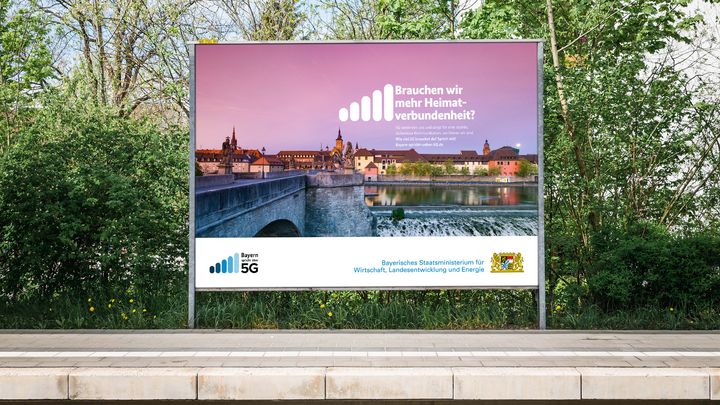 Bayern spricht über 5G - Kampagnenmotiv "Brauchen wir mehr Heimatverbundenheit?"