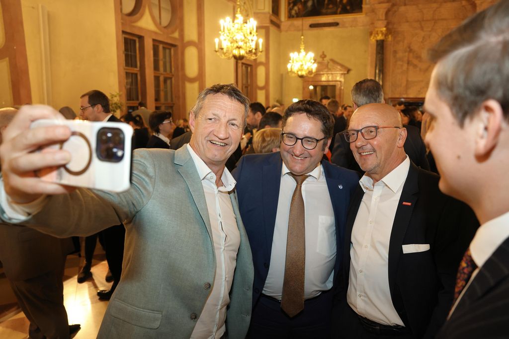 stmwi_25-03-12_081 Tobias Gotthardt (Staatssekretär im Bayerischen Wirtschaftsministeium) lädt am 12.03.2025 anlässlich der Internationalen Handwerksmesse zum Empfang in den Kaisersaal der Residenz München ein.