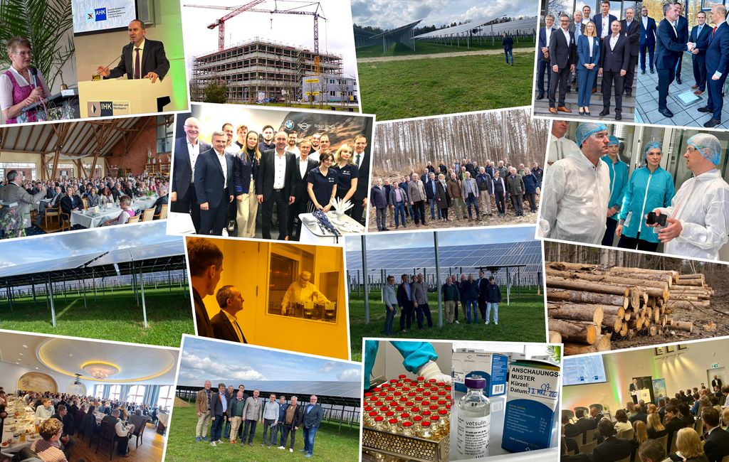 Impressionen der Arbeit von Staatsminister Hubert Aiwanger im Februar und März 2024.