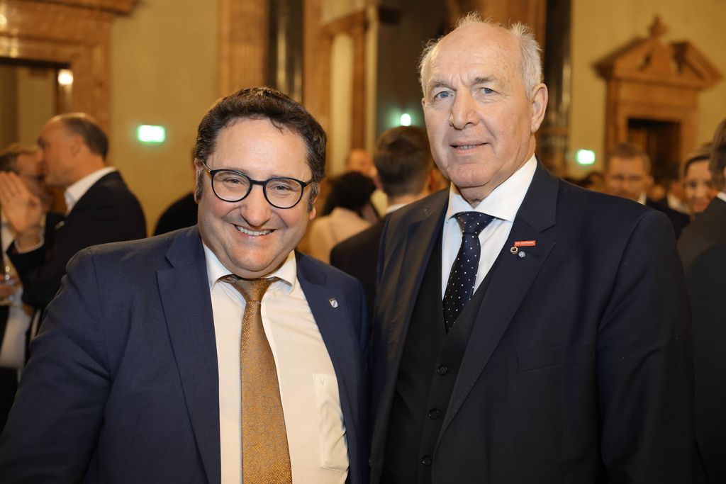 stmwi_25-03-12_030 Tobias Gotthardt (Staatssekretär im Bayerischen Wirtschaftsministeium) lädt am 12.03.2025 anlässlich der Internationalen Handwerksmesse zum Empfang in den Kaisersaal der Residenz München ein.