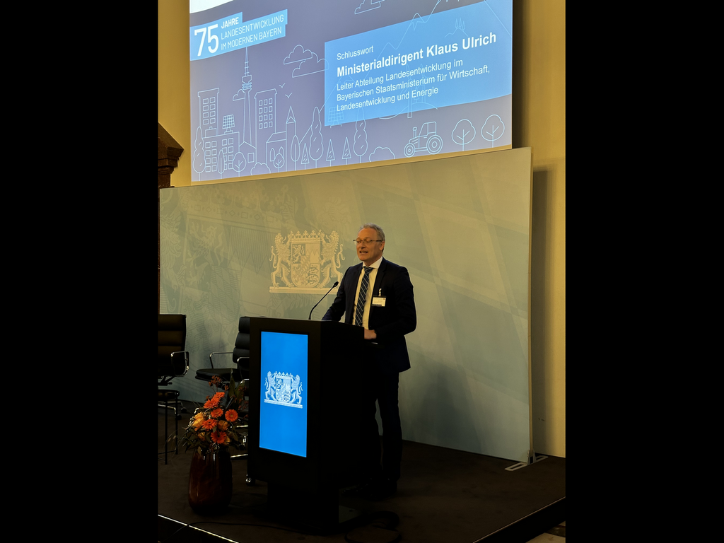 Schlusswort Abteilungsleiter Klaus Ulrich | © StMWi Schlusswort Abteilungsleiter Klaus Ulrich | © StMWi