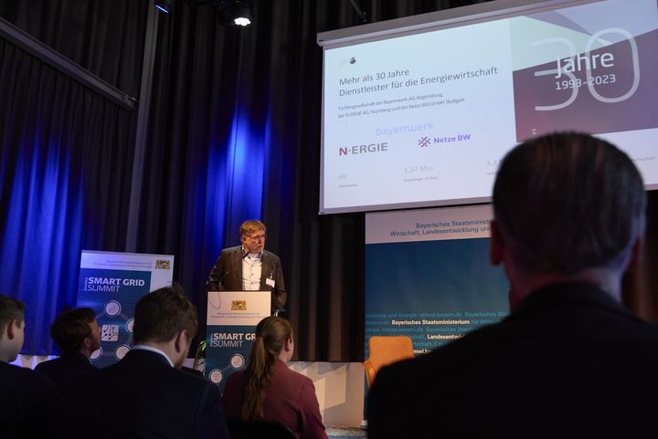 Impressionen des Smart Grid Summit Bavaria.