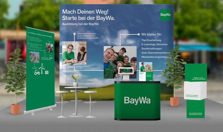 Hybride Ausbildungsmesse: Digitaler Messestand „Ausbildungsroas“. © Regionalmanagment Traunstein