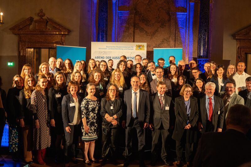 Impressionen des Abends der Außenwirtschaft 2026 in der Residenz München.