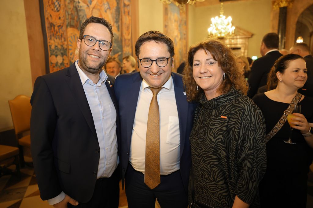 stmwi_25-03-12_055 Tobias Gotthardt (Staatssekretär im Bayerischen Wirtschaftsministeium) lädt am 12.03.2025 anlässlich der Internationalen Handwerksmesse zum Empfang in den Kaisersaal der Residenz München ein.