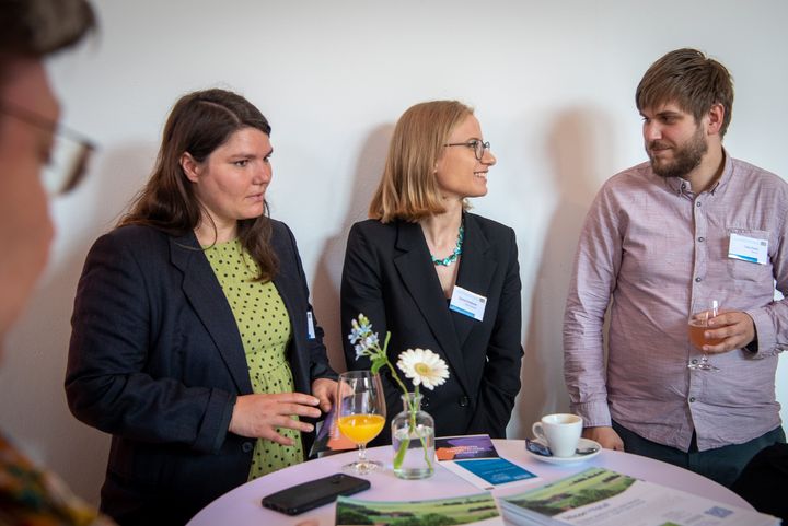 Impressionen des Abendempfangs Kultur- und Kreativwirtschaft in München.