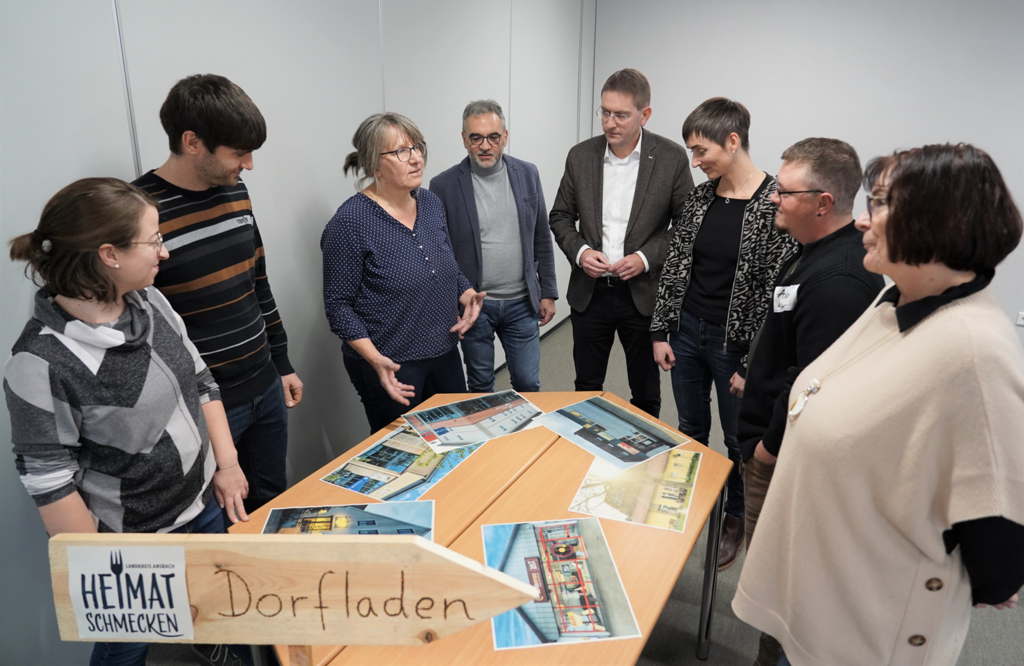 Treffen der Dorfläden im Landkreis Ansbach @ Josephine Georgi - Landratsamt Ansbach