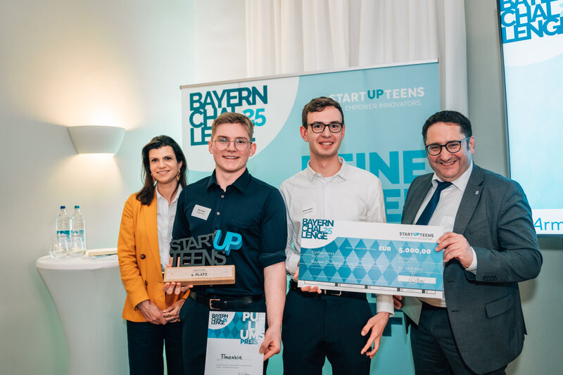 Impressionen der Startup Teens Bayern Challenge 2025.
