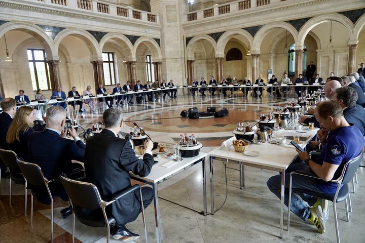 Impressionen des Bayerischen Rüstungsgipfel.