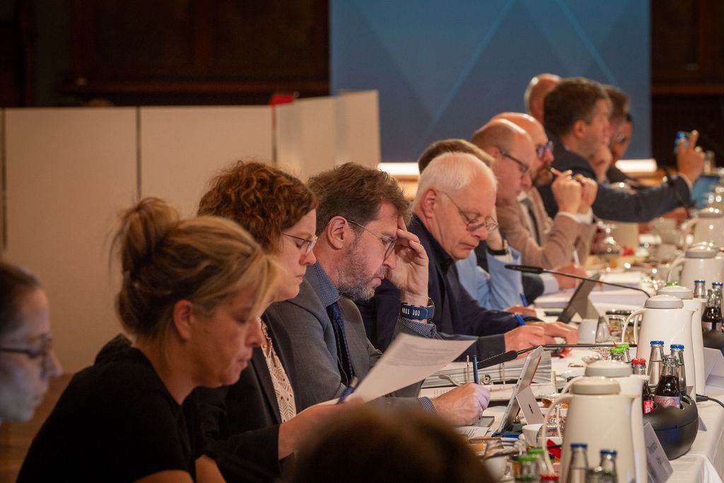 Impressionen der Wirtschaftsministerkonferenz 2024 in Landshut. 