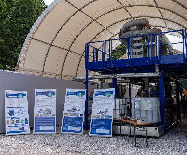 Gasfüllanlage am Versuchsgut Almwirtschaft in Peißenberg
Copyright StMWi/E. Neureuther