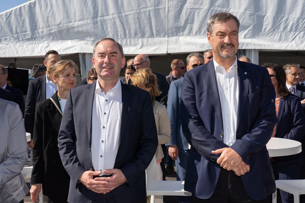 Impressionen der Grundsteinlegung des Neubaus des Galileo Kompetenzzentrum.