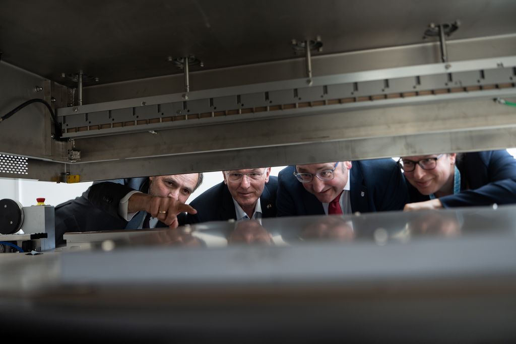 In Mexiko Stadt besuchte Staatssekretär Gotthardt bayerische Unternehmen, die seit Jahren in Mexiko angesiedelt sind - darunter Multivac, einen Hersteller von Verpackungslösungen. Foto: StWMi/Bastian Brummer