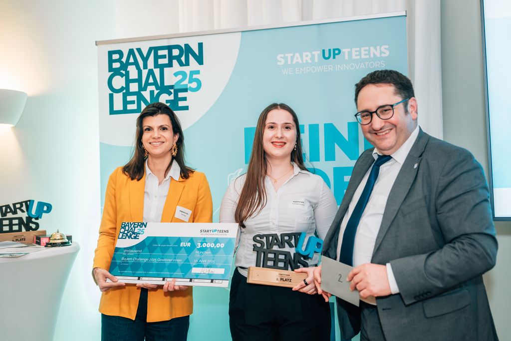 Impressionen der Startup Teens Bayern Challenge 2025.