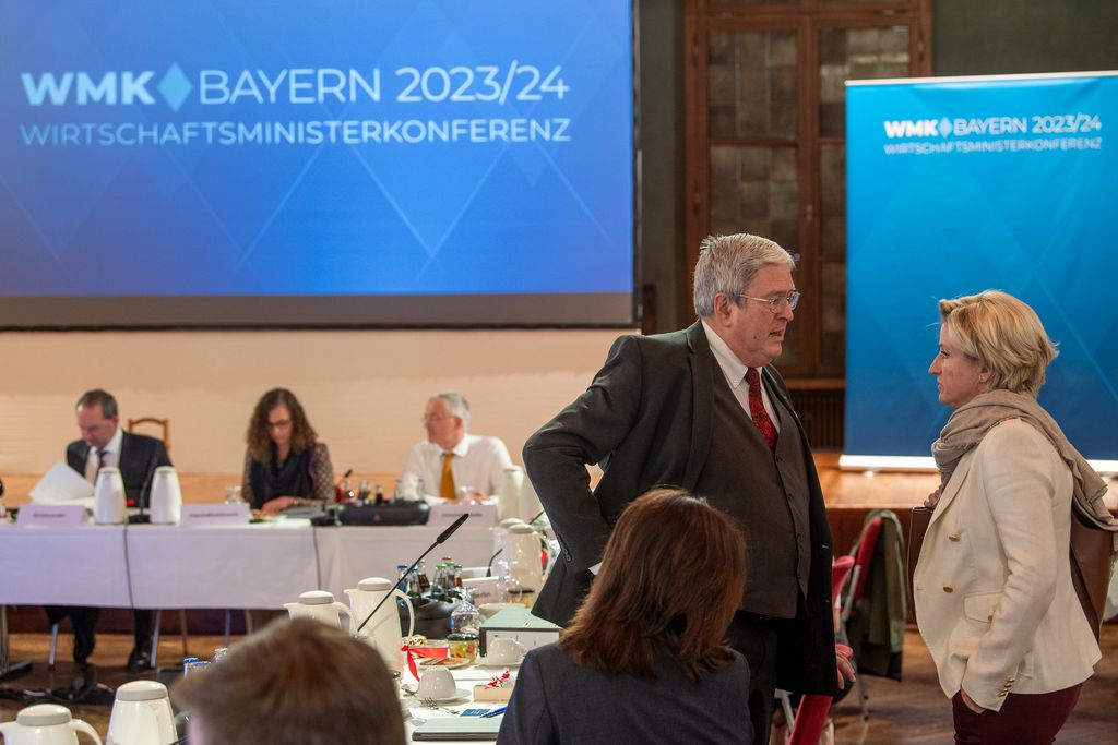 Impressionen der Wirtschaftsministerkonferenz 2024 in Landshut. 