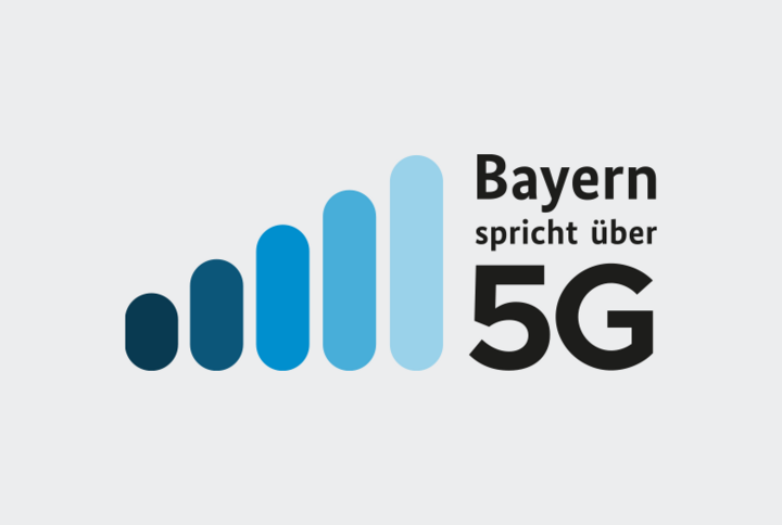 Logo Bayern spricht über 5G