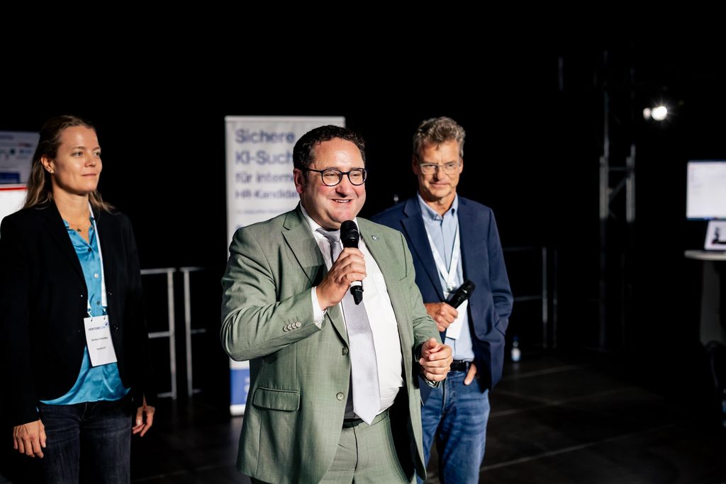 Impressionen der Veranstaltung anlässlich 30 Jahre Münchner Businessplanwettbewerb. 