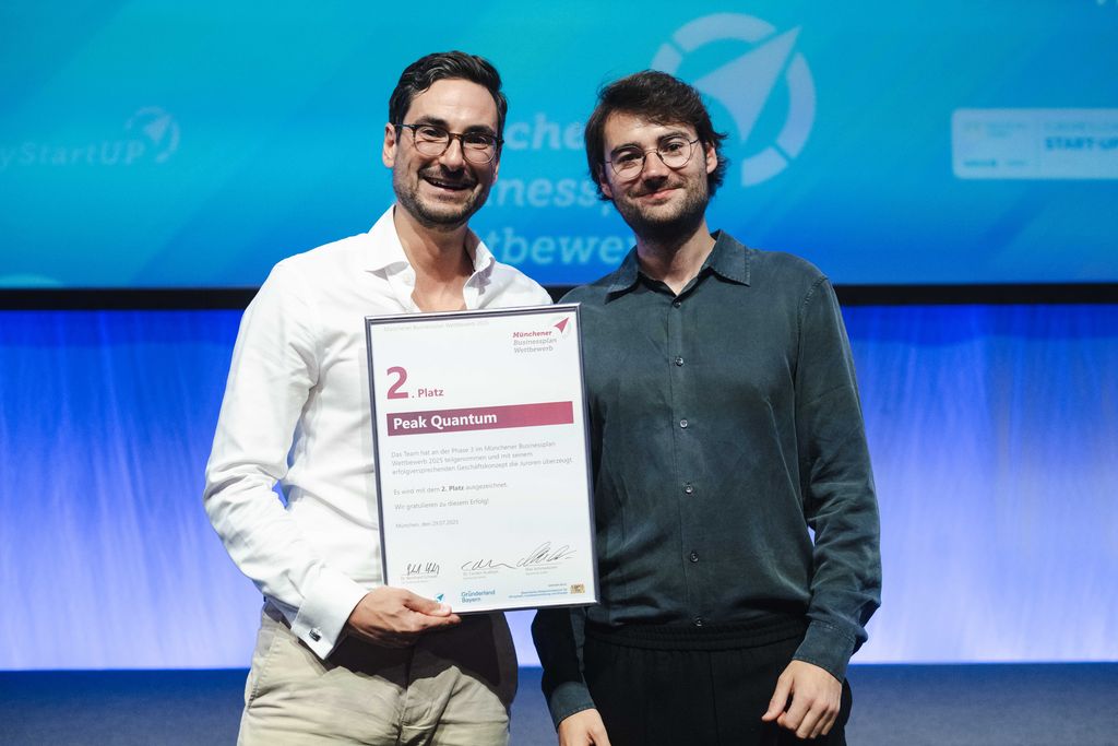 Impressionen der Prämierung Phase 3 Münchener Businessplan Wettbewerb.  