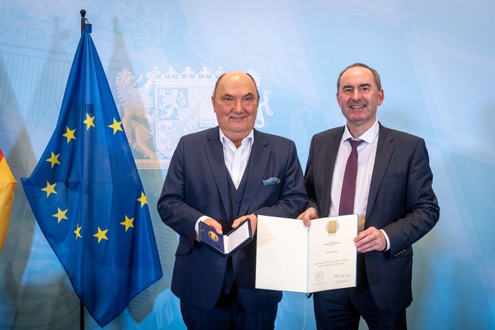 Impressionen der Verleihung der Staatsmedaille für besondere Verdienste um die Bayerische Wirtschaft.
