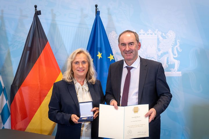 Impressionen der Verleihung der Staatsmedaille für besondere Verdienste um die Bayerische Wirtschaft.