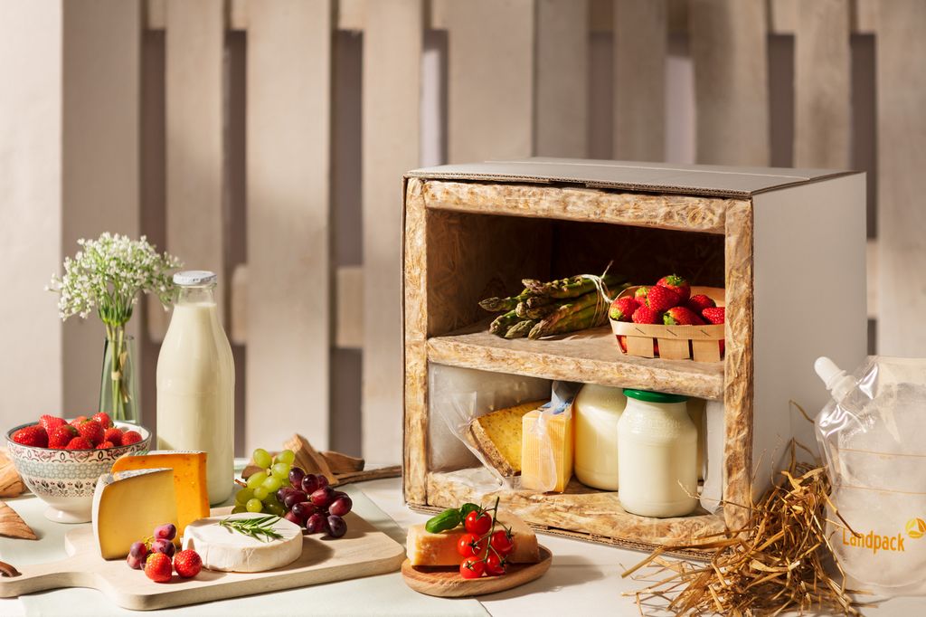 Styropor aus Stroh von der Firma Landpack.